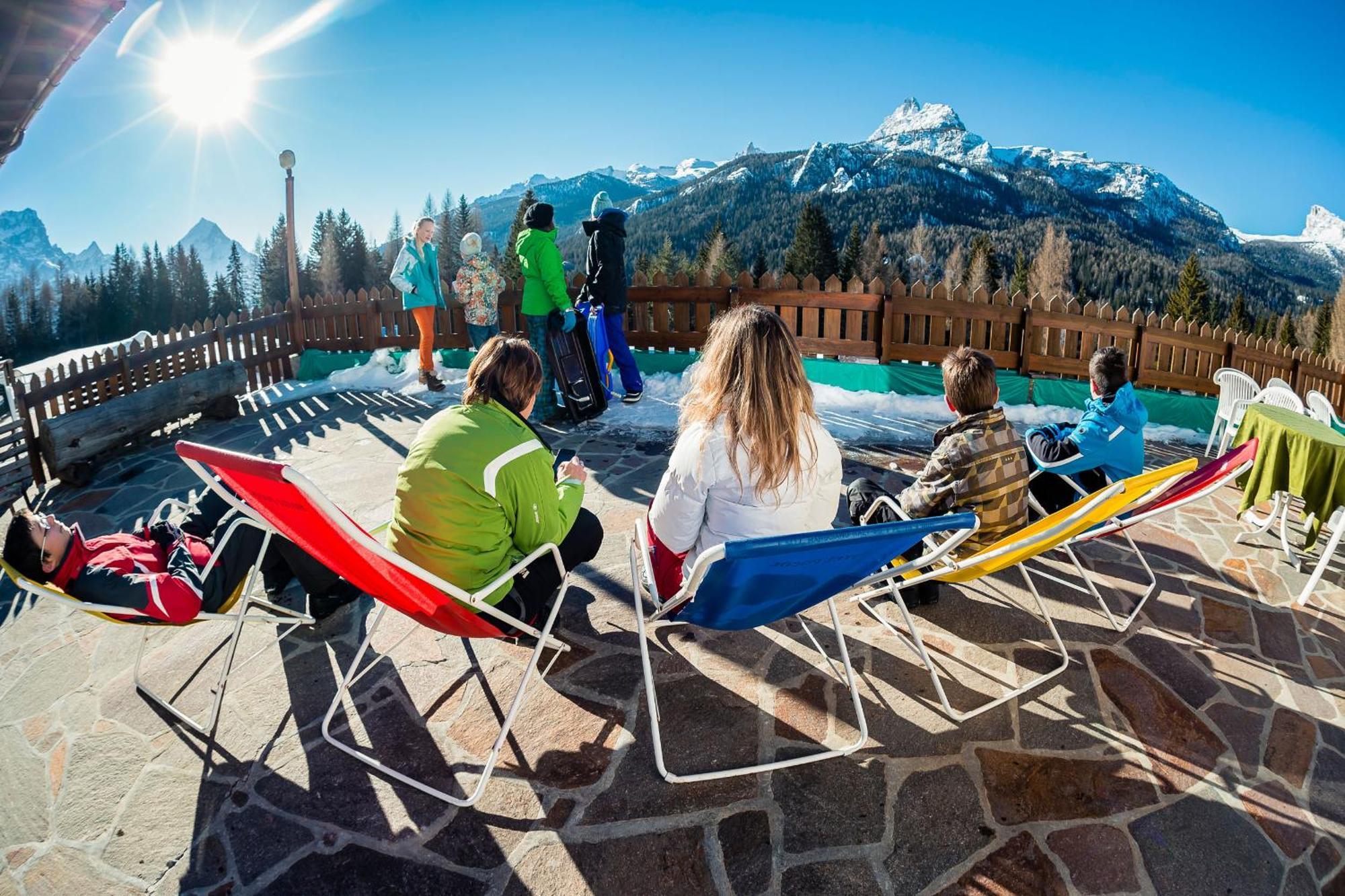 Hotel Piccolo Pocol Cortina d'Ampezzo Bagian luar foto